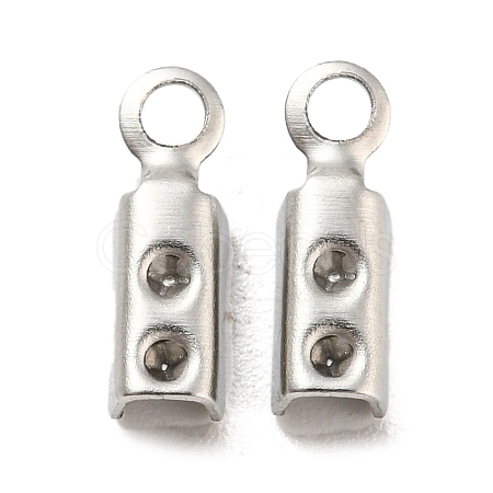 Tarnish Resistant 304 Stainless Steel Folding Crimp Ends STAS-H376-114-1