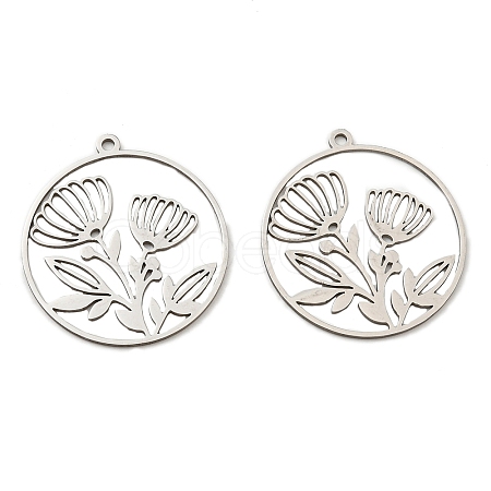 Non-Tarnish 201 Stainless Steel Pendants LS-STAS-M318-10P-1