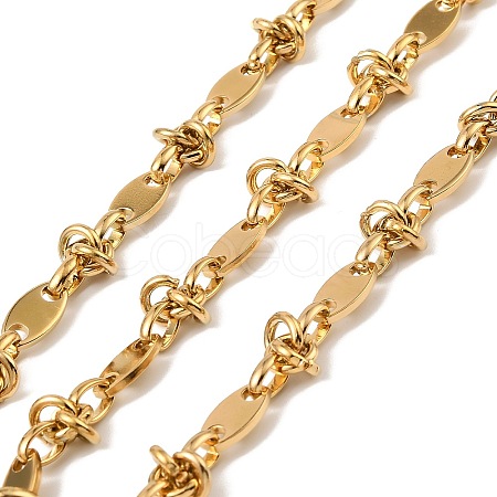 304 Stainless Steel Oval with knot Link Chains CHS-F022-03G-1