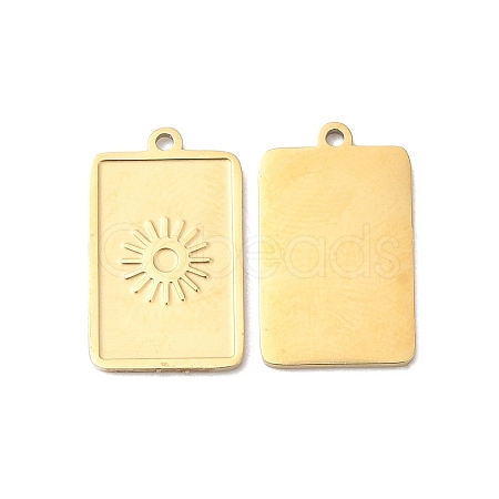 Ion Plating(IP) 316L Surgical Stainless Steel Pendants STAS-H213-47G-1