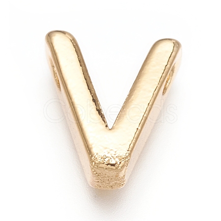 Brass Charms ZIRC-I037-01V-G-1
