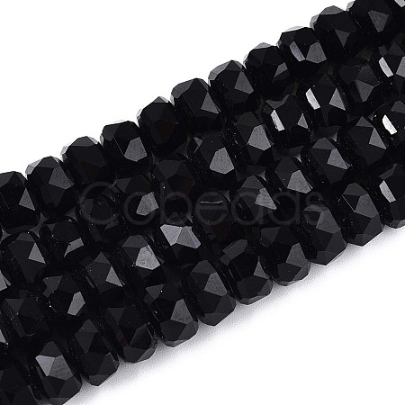 Opaque Solid Color Glass Beads Strands EGLA-N022-04A-B01-1