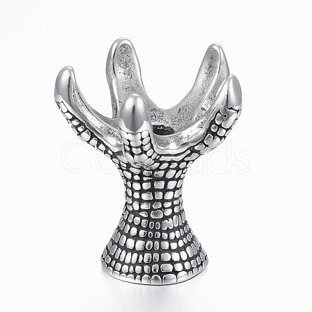 316 Surgical Stainless Steel Beads Hand Polished STAS-G153-18AS-1