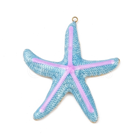 304 Stainless Steel Enamel Big Pendants STAS-Z172-03G-01-1