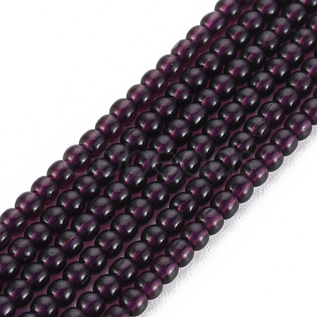 Glass Beads Strands GLAA-N041-008C-1