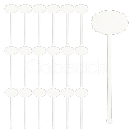 24Pcs Transparent Acrylic Stirring Rods AJEW-FG0003-15A-1