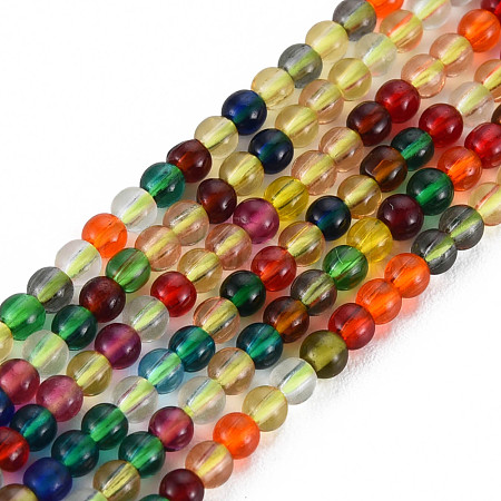 Glass Beads Strands GLAA-N041-008B-1
