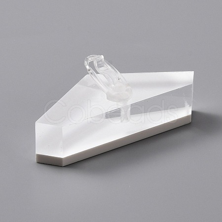 Triangle Acrylic Finger Ring Display Stands RDIS-WH0001-21-1