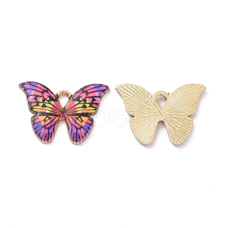Alloy Enamel Pendants PALLOY-M200-01LG-B-1