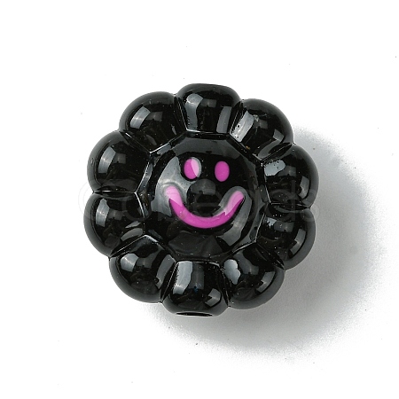 Dopamine Style Opaque Acrylic Beads SACR-Z002-01C-1