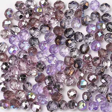 Fire-Polished Czech Glass Beads LAMP-O017-151-V1M8-1