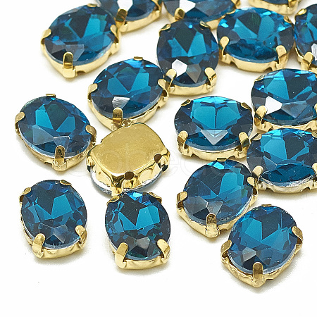 Sew on Rhinestone RGLA-T091-10x14mm-14G-1