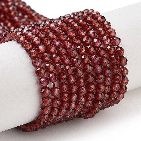 Natural Garnet Beads Strands G-B088-C11-03-1