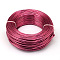 Aluminum Wire, Bendable Metal Craft Wire, Flexible Craft Wire, for Beading Jewelry Craft Making, Cerise, 12 Gauge, 2.0mm, 55m/500g(180.4 Feet/500g)