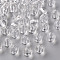 Transparent Acrylic Beads, Round, Clear, 8x7mm, Hole: 2mm