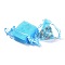 Organza Gift Bags, Organza Pouches for Potpourri, Cyan, 7x5x0.2cm