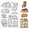 PVC Plastic Stamps, for DIY Scrapbooking, Photo Album Decorative, Cards Making, Stamp Sheets, Cat Pattern, 16x11x0.3cm