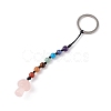 7 Chakra Gemstone Beads Keychain KEYC-F036-01A-1