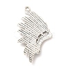 Retro Alloy Big Pendants TIBEP-L020-02AS-2