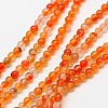 Natural Carnelian Bead Strands G-A130-3mm-K02-1