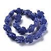 Glazed Porcelain Beads PORC-Q265-007D-2