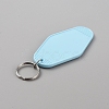 Plastic Blank Motel Keychain KEYC-WH0034-29C-2