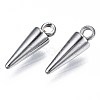Tarnish Resistant 201 Stainless Steel Pendants STAS-S117-002A-01-2