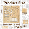 Wood Shaving Boards DIY-WH0548-006-2