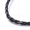 Trendy Braided Imitation Leather Bracelet Making BJEW-S076-002-3