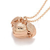 Alloy Multi Picture Photo Heart Locket Pendant Necklace for Women NJEW-M191-02KCG-2