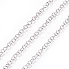 Tarnish Resistant 304 Stainless Steel Rolo Chains CHS-L020-021B-P-1