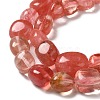 Cherry Quartz Glass Beads Strands G-A247-06-1-4