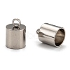 Tarnish Resistant Smooth Surface 201 Stainless Steel Cord Ends STAS-R063-95-2