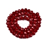 Opaque Solid Color Imitation Jade Glass Beads Strands LS-EGLA-A044-P8mm-D02-3