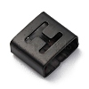 Ion Plating(IP) 304 Stainless Steel Square Slide Charms STAS-L132-04H-B-2