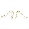 Brass Earring Hooks KK-S348-217-2