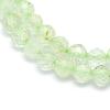Natural Prehnite Beads Strands G-E411-25-2mm-3