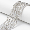 Electroplate Glass Beads Strands EGLA-A034-J10mm-E05-1