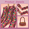 Ethnic Style Polyester Ribbons OCOR-WH0079-65A-4