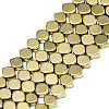 Electroplate Non-magnetic Synthetic Hematite Beads Strands G-S352-60-1