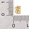 Rack Plating Brass Micro Pave Cubic Zirconia Cabochons KK-F874-04G-B-3