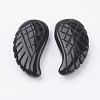 Natural Black Agate Pendants G-E435-F-07-2
