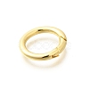 Brass Spring Gate Rings KK-L225-012G-2