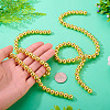 108Pcs 2 Strands Electroplate Glass Beads Strands EGLA-TA0013-58-6
