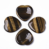 Natural Tiger Eye Thumb Worry Stone G-N0325-01E-1