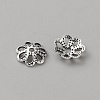 Retro 925 Sterling Silver Bead Caps STER-WH0007-17E-AS-2
