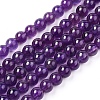 Natural Amethyst Beads Strands X-G-G099-4mm-2-1