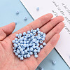 Opaque Acrylic Beads MACR-S370-C6mm-SS2113-5