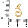 Brass Micro Pave Cubic Zirconia Pendants KK-D019-28G-06-3