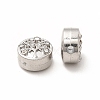 316 Surgical Stainless Steel with Crystal Rhinestone Beads STAS-G305-03P-2